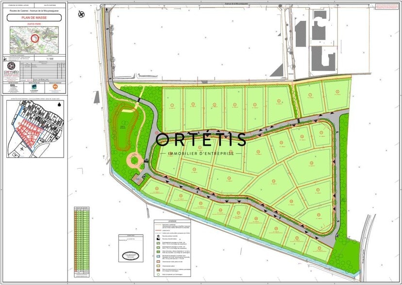 16 Rue Matis, Drémil-Lafage à vendre - Plan de site – Image 2 sur 2