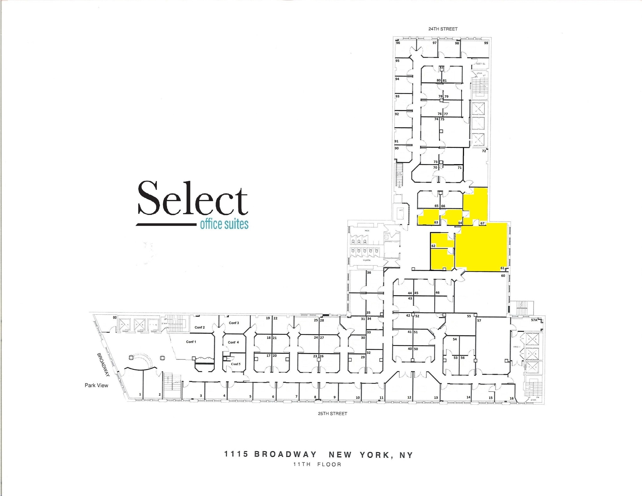 16 Madison Square W, New York, NY à louer Plan d’étage– Image 1 sur 1