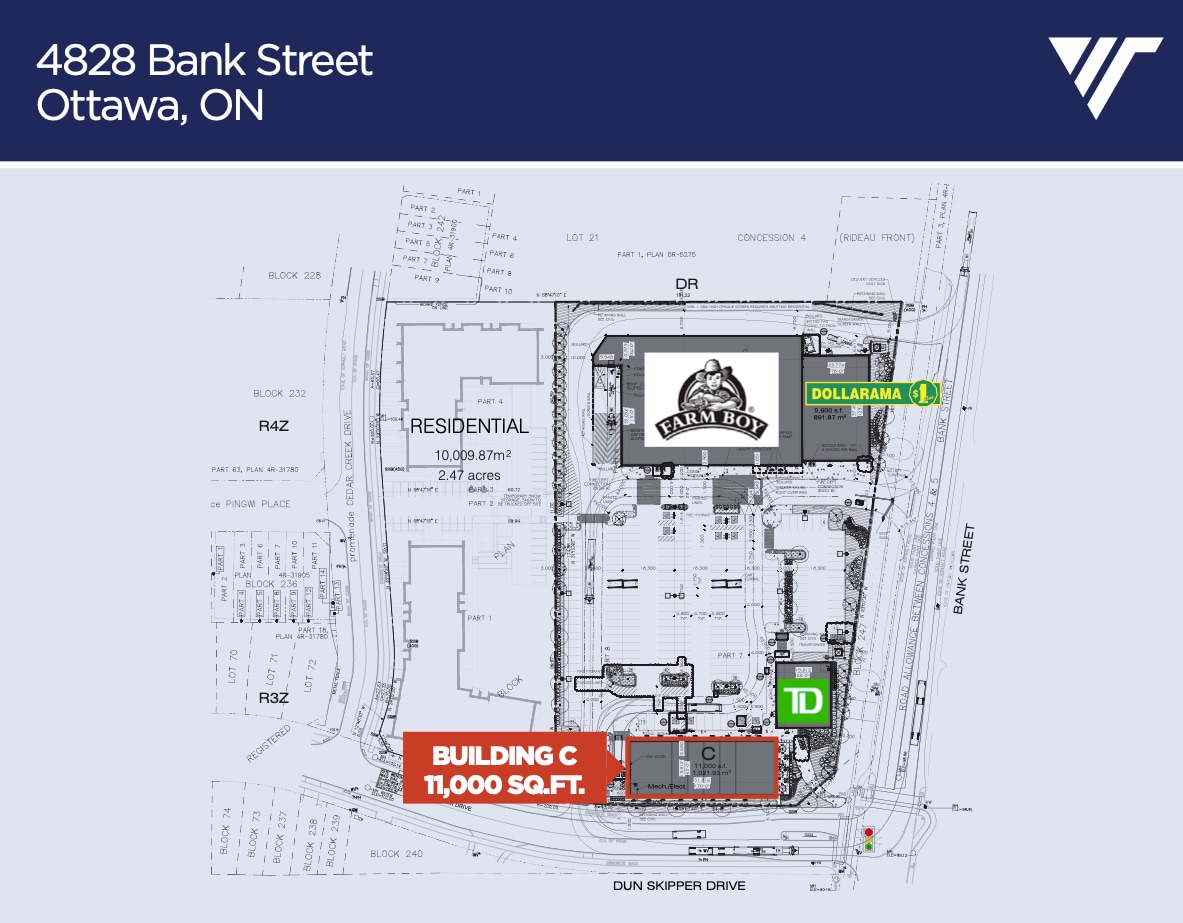 4828 Bank St, Gloucester, ON à louer Plan de site– Image 1 sur 1