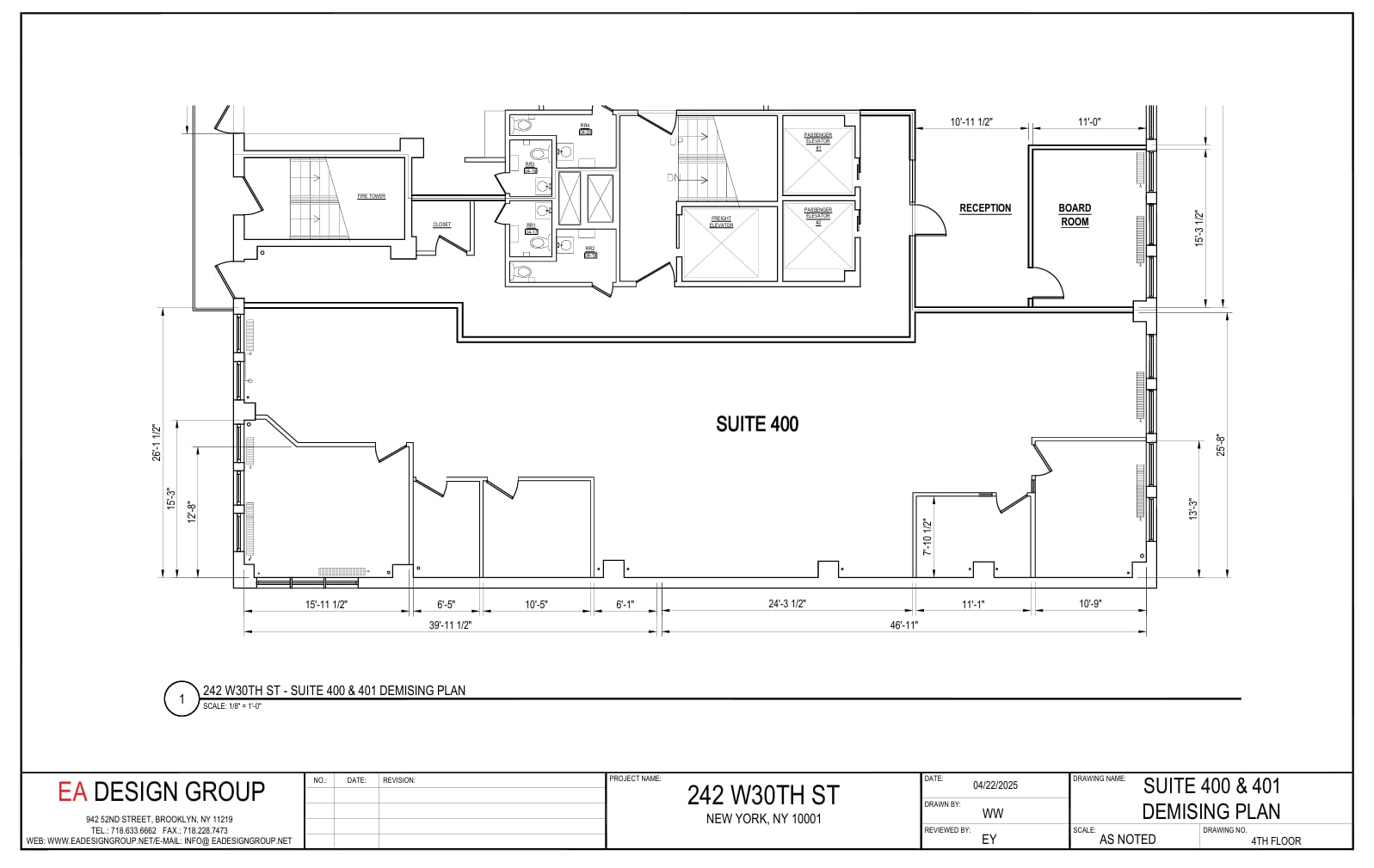 242 W 30th St, New York, NY à louer Plan d’étage– Image 1 sur 1