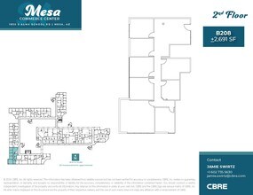 1930 S Alma School Rd, Mesa, AZ à louer Plan d’étage– Image 2 sur 6