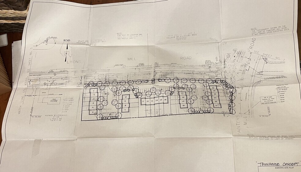 9109-9203 Lyons Mill Road, Owings Mills, MD à vendre - Plan de site – Image 2 sur 2