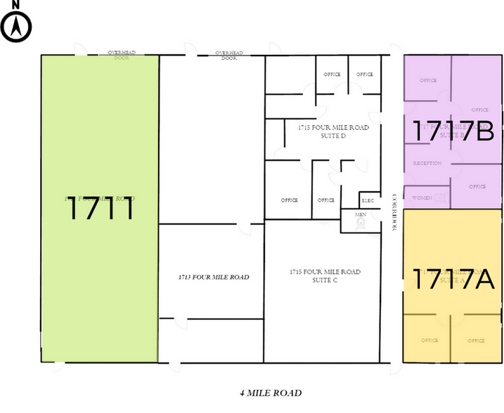 1711 4 Mile Rd NE, Grand Rapids, MI à louer - Photo de l’immeuble – Image 2 sur 3