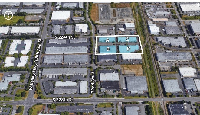 22402-22440 72nd Ave S, Kent, WA à louer - Aérien – Image 2 sur 11