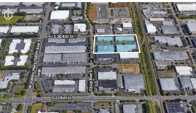 22402-22440 72nd Ave S, Kent, WA - Vue aérienne vue de carte