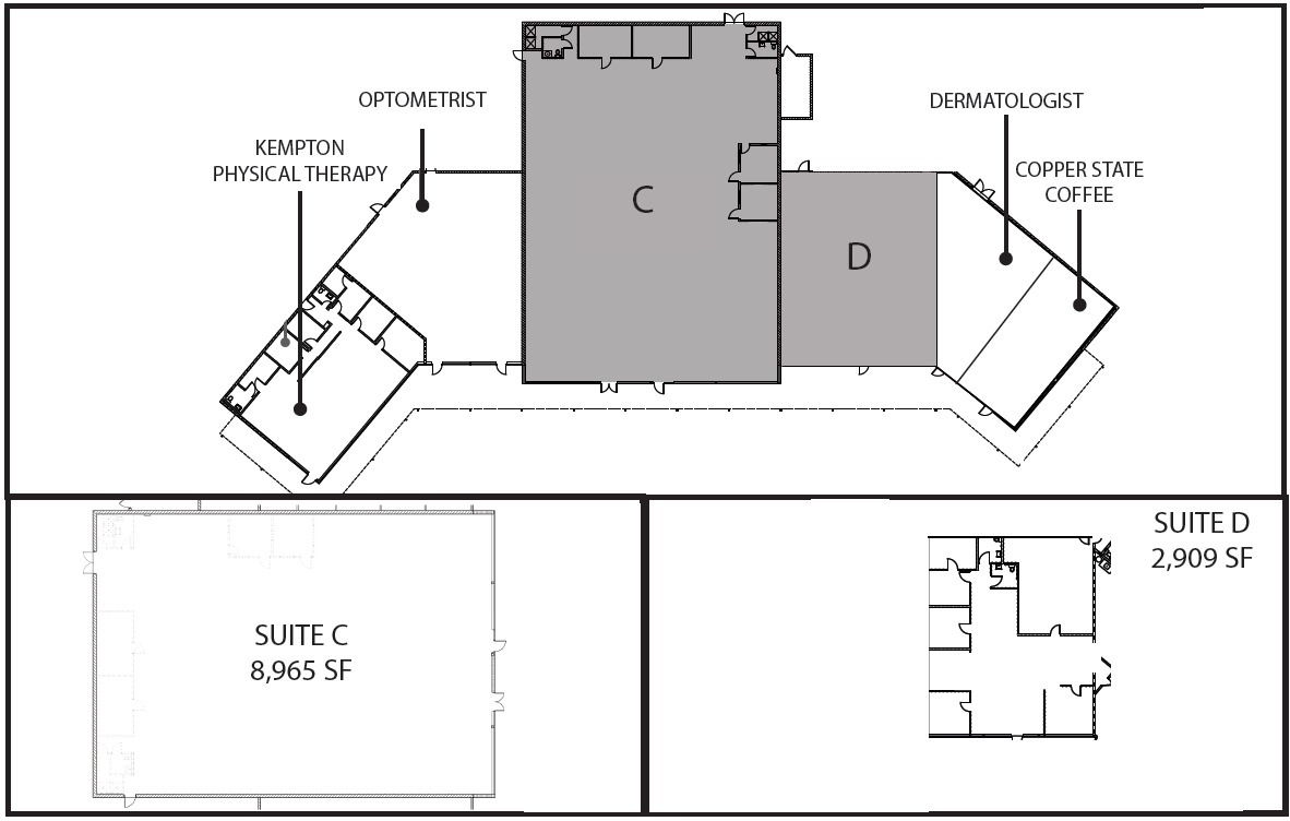 1100 N Broad St, Globe, AZ à louer Plan d’étage– Image 1 sur 1
