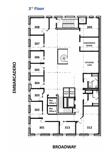 101 Broadway, Oakland, CA à louer Plan d’étage– Image 1 sur 1