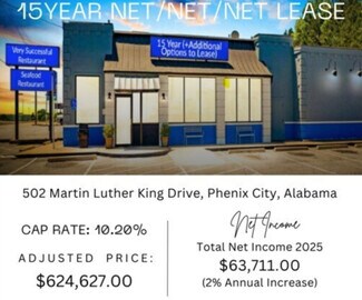 Plus de détails pour 502 Martin Luther King Jr Pky, Phenix City, AL - Local commercial à vendre