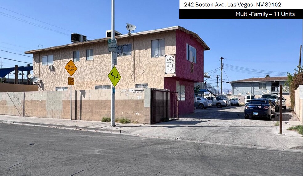 242 Boston Ave. West, Las Vegas, NV à vendre - Photo de l’immeuble – Image 1 sur 16