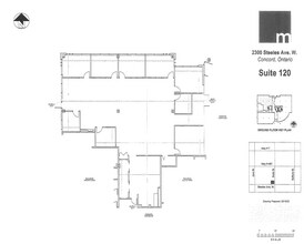 2300 Steeles Ave W, Concord, ON à louer Plan d’étage– Image 1 sur 1
