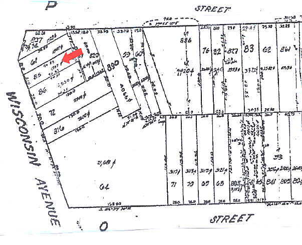 1425 Wisconsin Ave NW, Washington, DC à louer - Plan cadastral – Image 1 sur 3