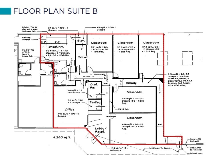 333 Abbott St, Salinas, CA à louer Plan d’étage– Image 1 sur 1
