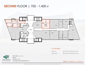 2000 W Galena Blvd, Aurora, IL à louer Plan d’étage– Image 1 sur 1