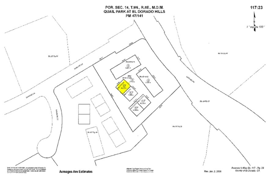 1216-1220 Suncast Ln, El Dorado Hills, CA à vendre - Plan cadastral – Image 2 sur 15