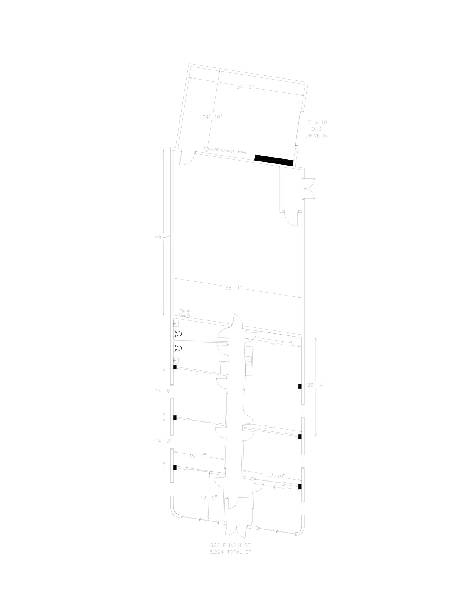 922 E Main St, Rock Hill, SC à louer Plan de site– Image 1 sur 2
