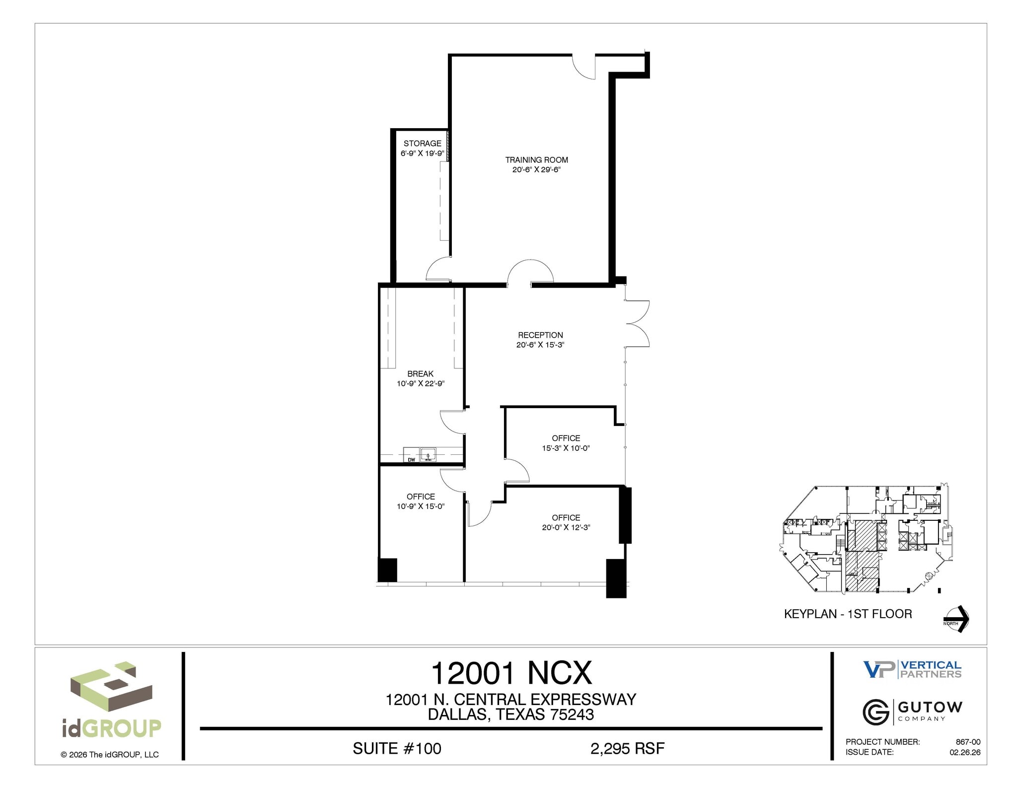 12001 N Central Expy, Dallas, TX à louer Plan d’étage– Image 1 sur 1