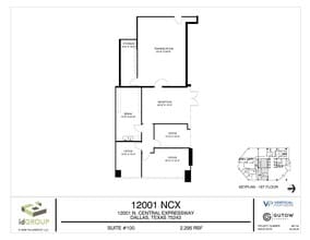 12001 N Central Expy, Dallas, TX à louer Plan d’étage– Image 1 sur 1