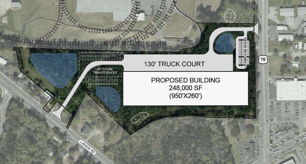 Highway 78 & Ladson Rd, Ladson, SC à louer - Plan de site – Image 1 sur 1