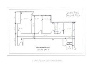 Plus de détails pour 200 Middlesex Essex Tpke, Iselin, NJ - Bureau, Bureau/Médical à louer