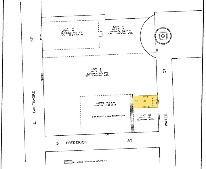 608 Water St, Baltimore, MD à louer - Plan cadastral – Image 3 sur 8
