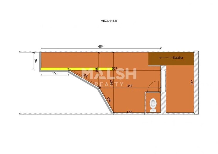 Local commercial dans Lyon à louer - Plan d’étage – Image 3 sur 4