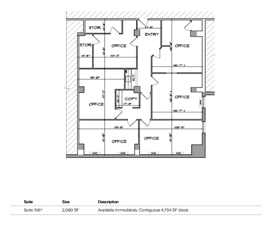 8120 Woodmont Ave, Bethesda, MD à louer Plan d’étage– Image 1 sur 1