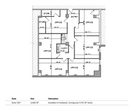 8120 Woodmont Ave, Bethesda, MD à louer Plan d’étage– Image 1 sur 1