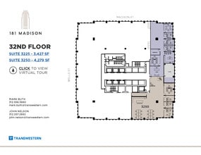 181 W Madison St, Chicago, IL à louer Plan d’étage– Image 2 sur 2