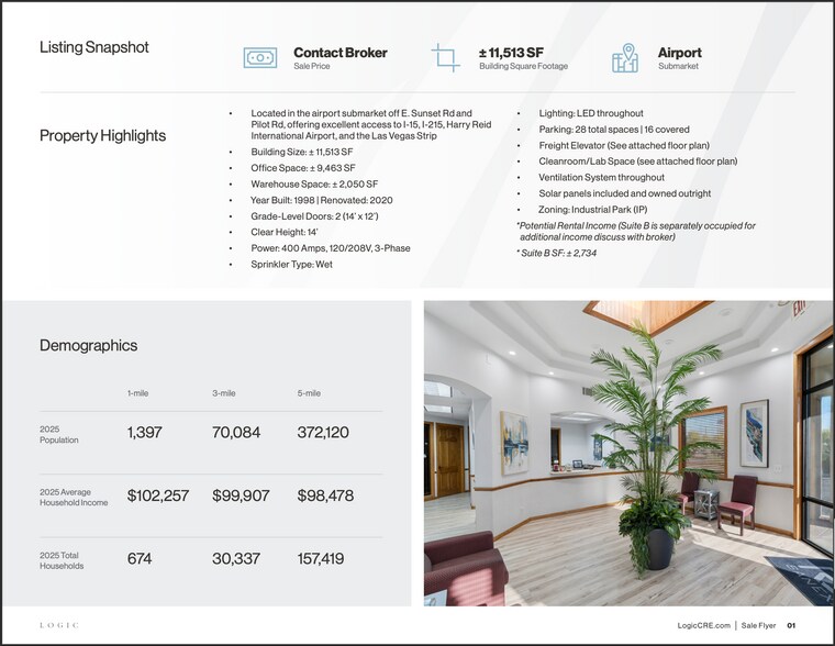 313 Pilot Rd, Las Vegas, NV à vendre - Photo de l’immeuble – Image 2 sur 47