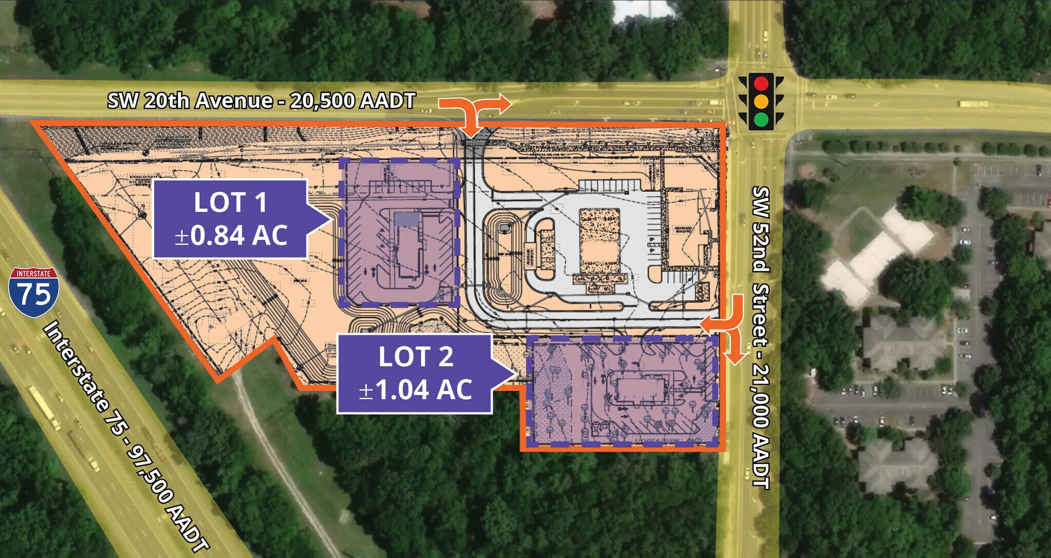 SW 20th Ave & SW 52nd St, Gainesville, FL à louer Photo principale– Image 1 sur 2