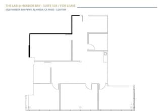 1310-1430 Harbor Bay Pky, Alameda, CA à louer Plan d’étage– Image 1 sur 1