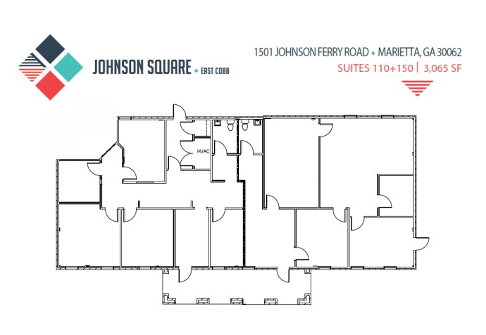 1501 Johnson Ferry Rd, Marietta, GA à louer Plan d’étage– Image 1 sur 1