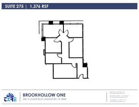2301 E Lamar Blvd, Arlington, TX à louer Plan d’étage– Image 1 sur 1