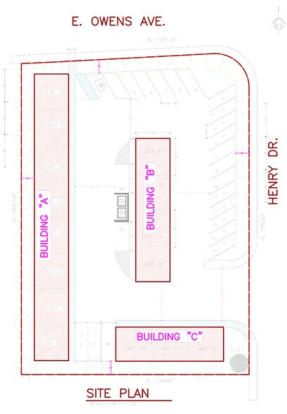 East Owens Ave & Henry Drive, Las Vegas, NV à vendre - Plan de site – Image 3 sur 3