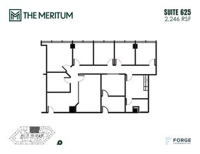 12221 Merit Dr, Dallas, TX à louer Plan d’étage– Image 1 sur 1