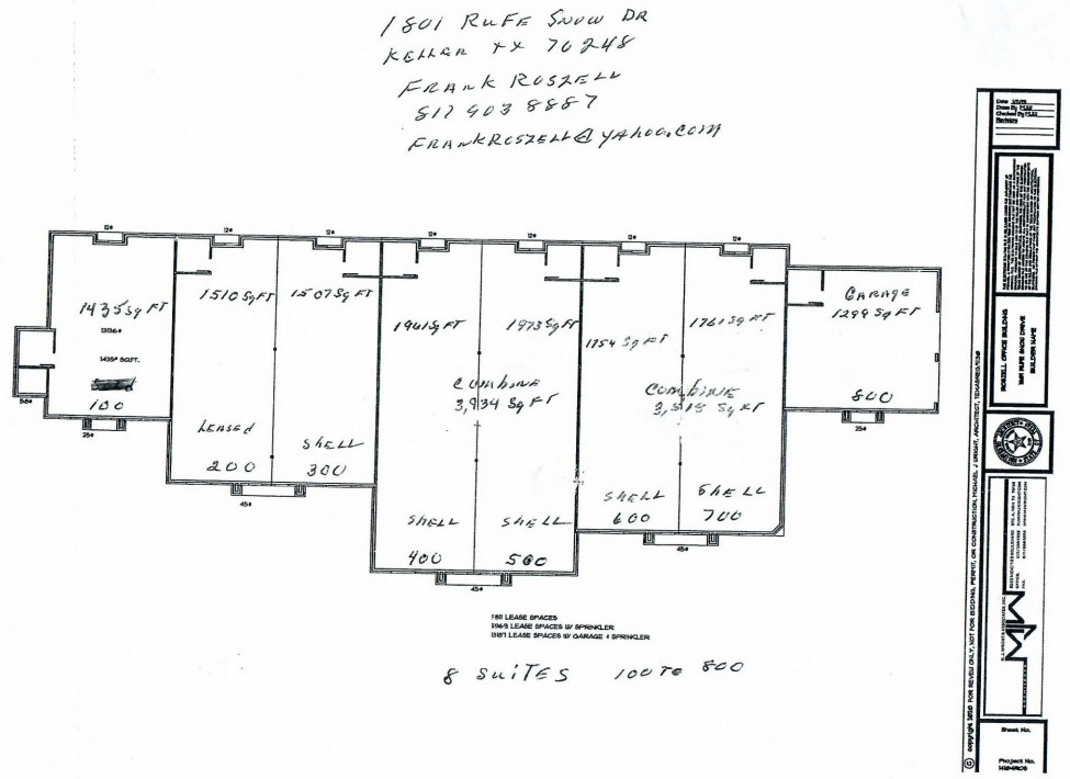 1801 Rufe Snow Dr, Keller, TX à louer Plan de site– Image 1 sur 1