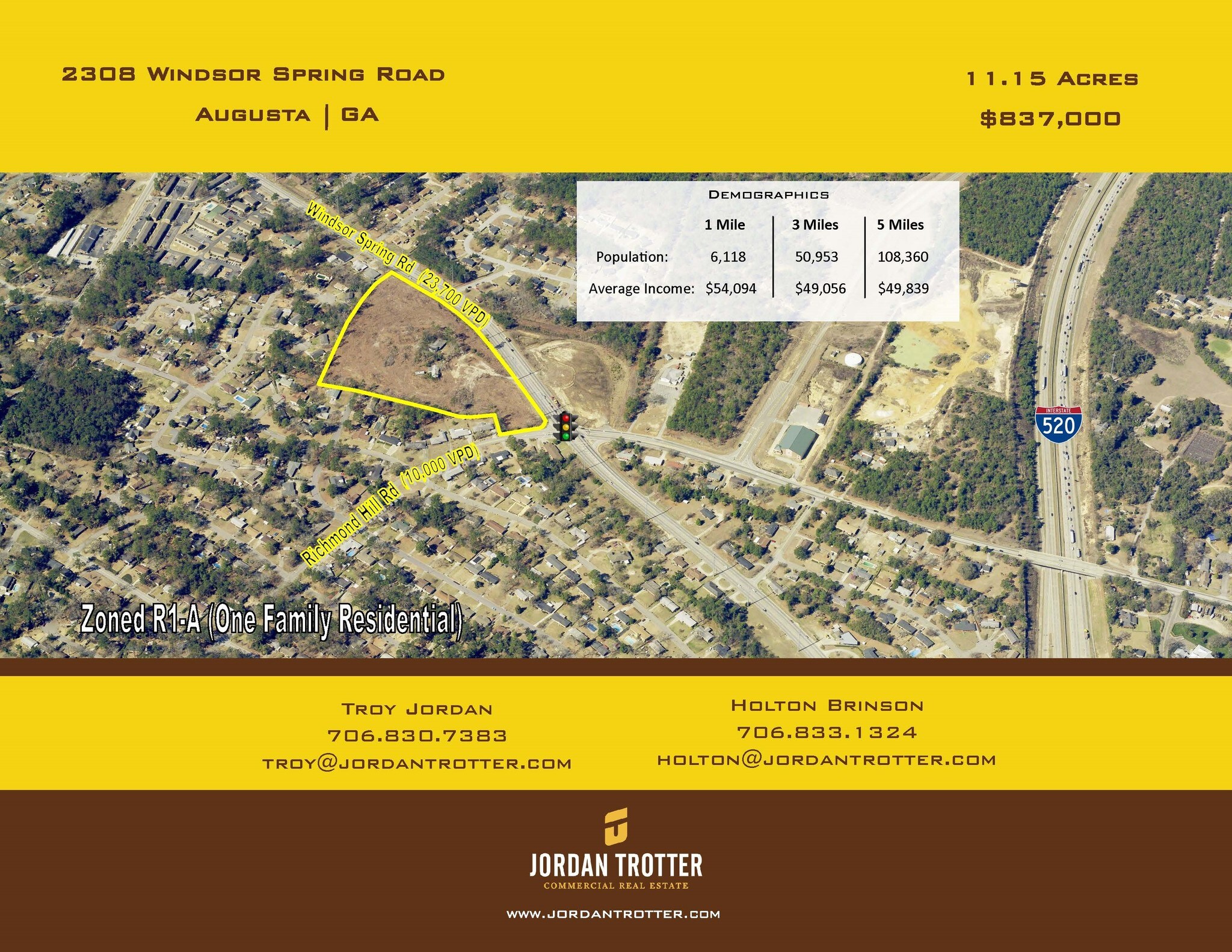 2308 Windsor Spring Rd, Augusta, GA à vendre Photo de l’immeuble– Image 1 sur 2