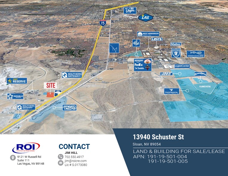 13940 Schuster Ave, Sloan, NV à vendre - Photo principale – Image 1 sur 4