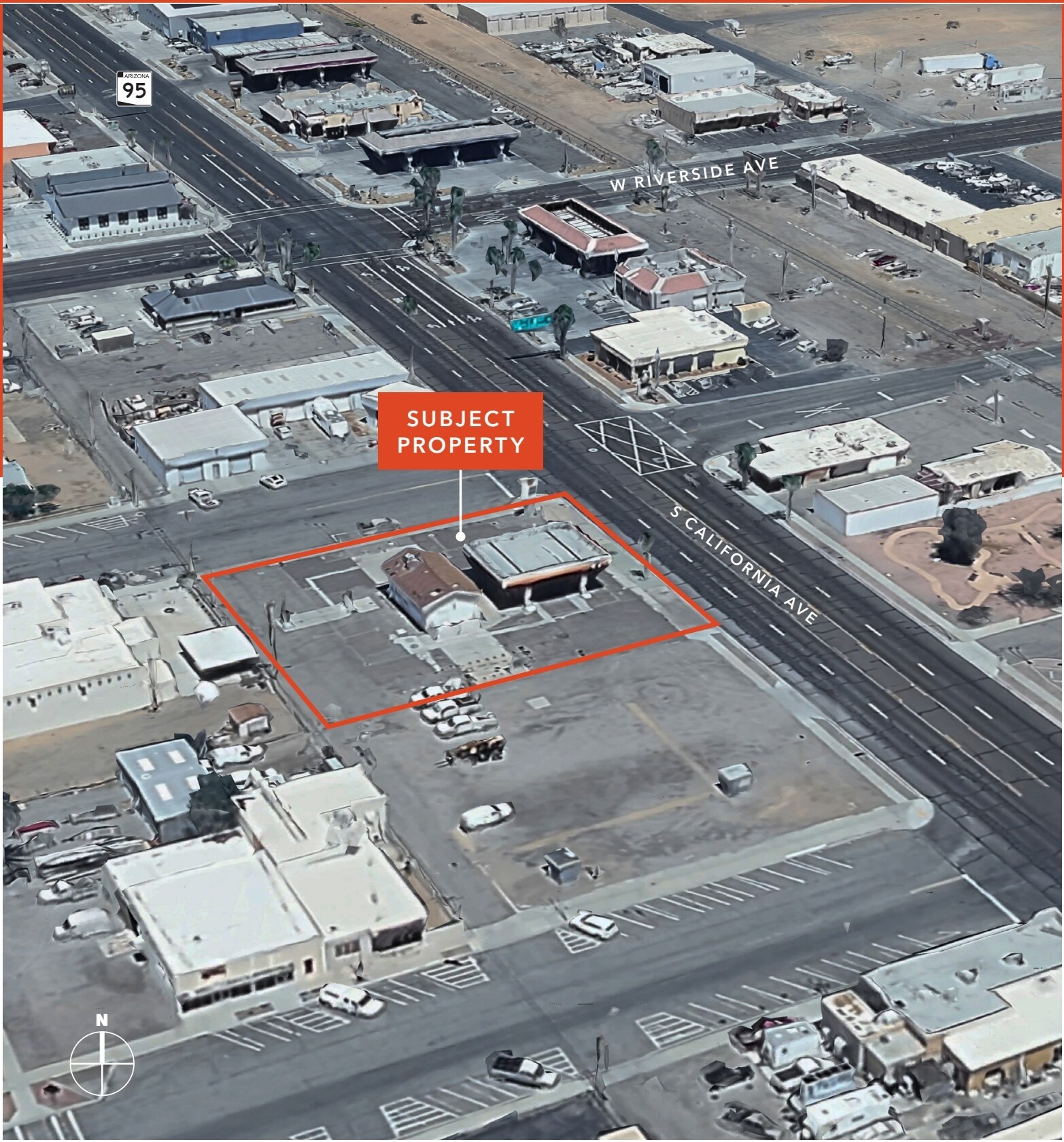 1100 S California Ave, Parker, AZ à vendre Aérien– Image 1 sur 2