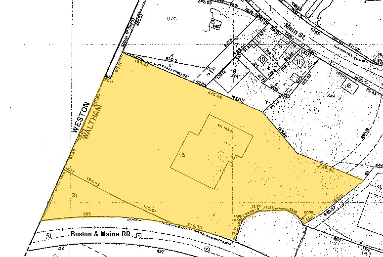 1432 Main St, Waltham, MA à louer - Plan cadastral – Image 2 sur 5