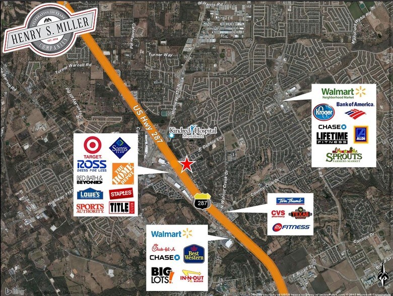 1501 Breckenridge Rd, Mansfield, TX à vendre - Aérien – Image 3 sur 4