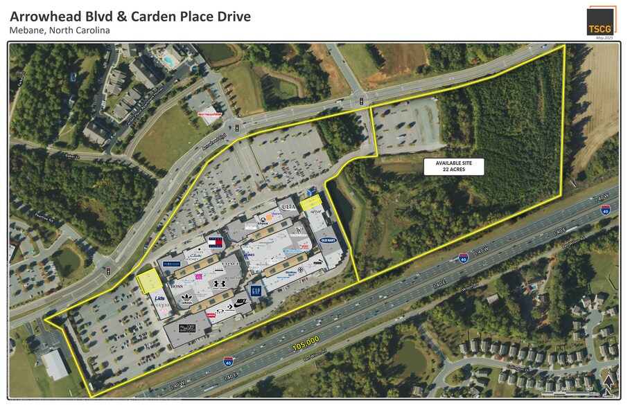 4000 Arrowhead Blvd, Mebane, NC à louer - Aérien – Image 1 sur 13