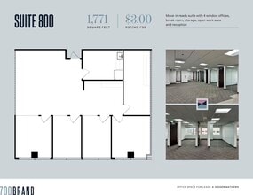 700 N Brand Blvd, Glendale, CA à louer Plan d’étage– Image 1 sur 3