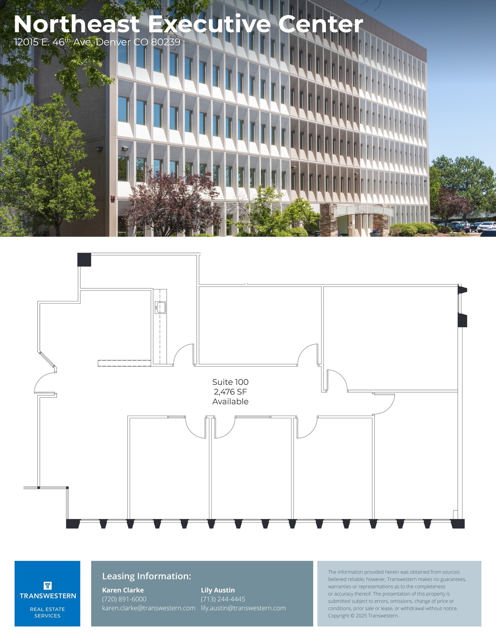 12015 E 46th Ave, Denver, CO à louer Plan de site– Image 1 sur 1