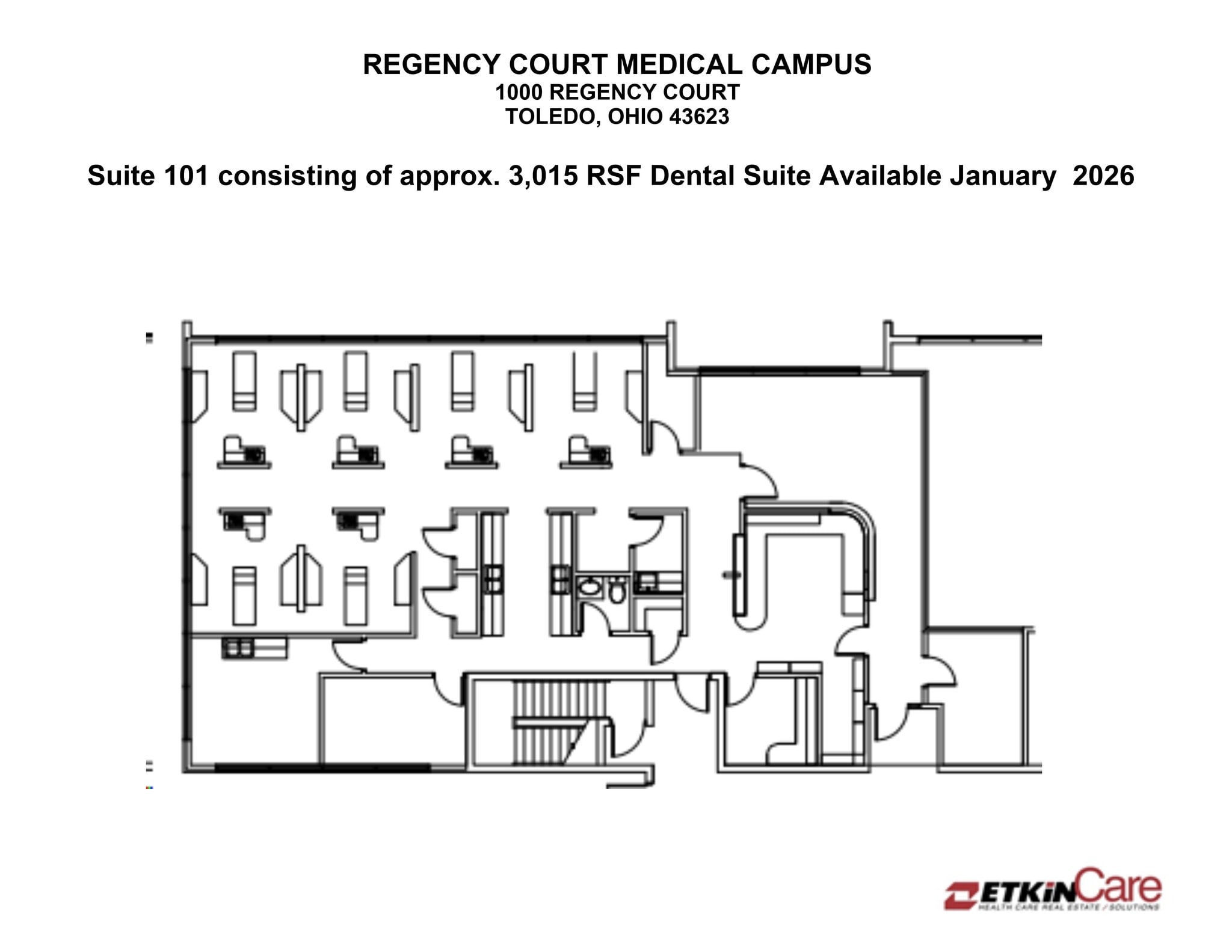 2000 Regency Ct, Toledo, OH à louer Plan de site– Image 1 sur 1