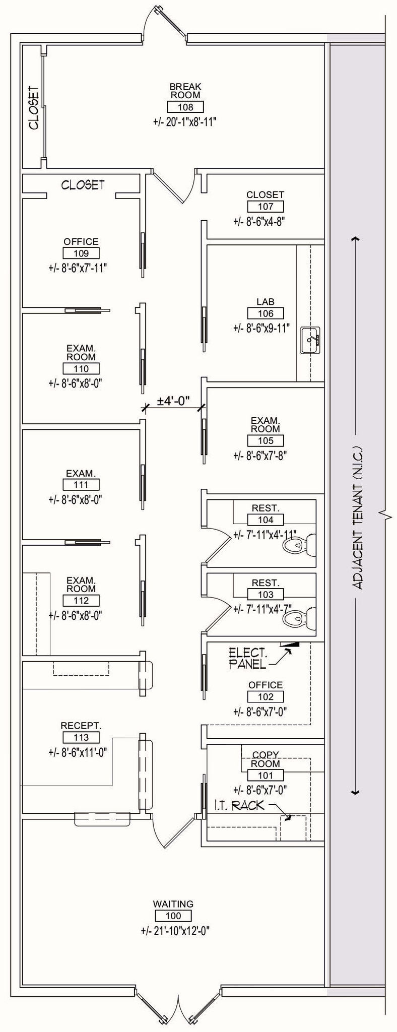 2828 S Seacrest Blvd, Boynton Beach, FL à louer Plan d’étage– Image 1 sur 1