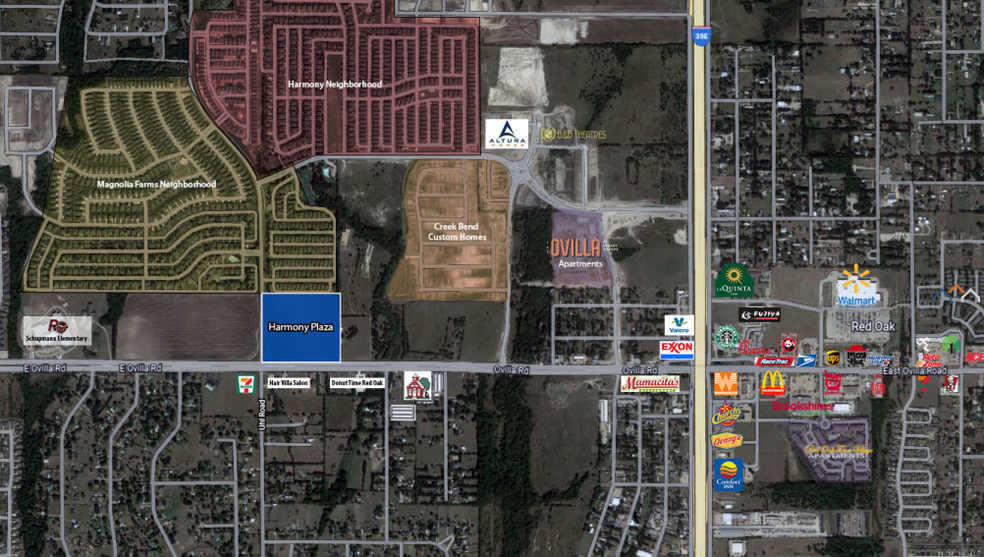 NEC Ovilla Road & Uhl Road, Red Oak, TX à louer - Photo de l’immeuble – Image 1 sur 3