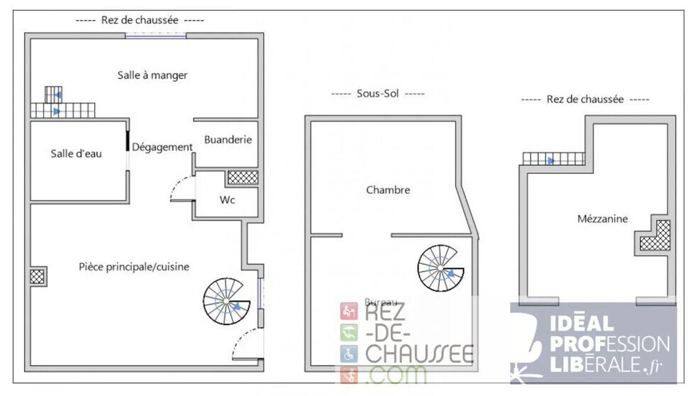 Bureau dans Paris à vendre - Plan d’étage – Image 1 sur 16