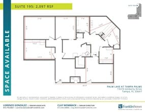 15310 Amberly Dr, Tampa, FL à louer Plan d’étage– Image 1 sur 1