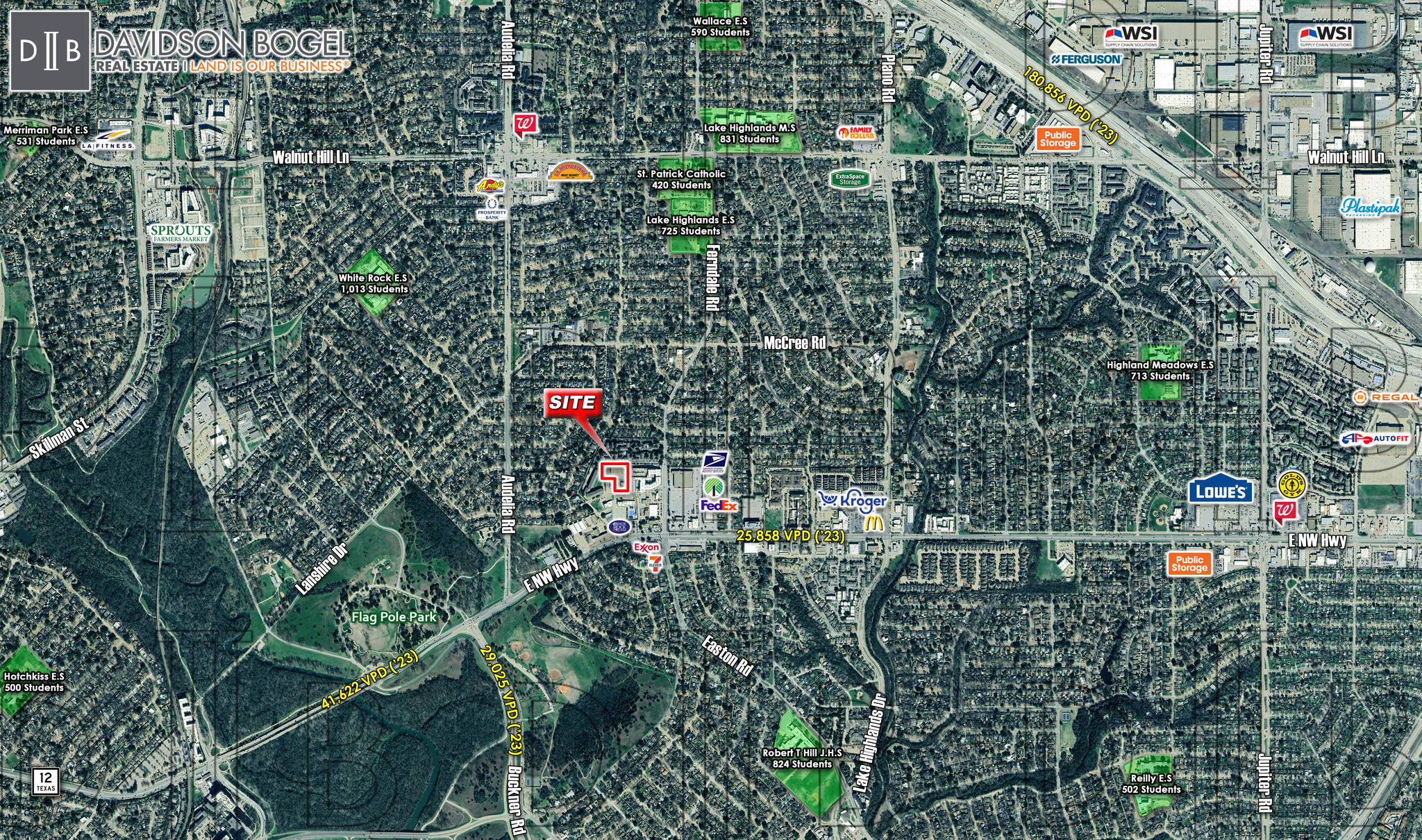 10055 & 10103 Shoreview Rd, Dallas, TX à vendre Photo de l’immeuble– Image 1 sur 2
